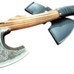 19 Inches HMK Custom made Engraved High Carbon Steel TOMAHAWK Axe FA-4