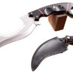 13.0 Inches HMK Custom made Satin Finish 52100 Bearing Steel Full Tang Camping Tactical Karambit Knife FA-15