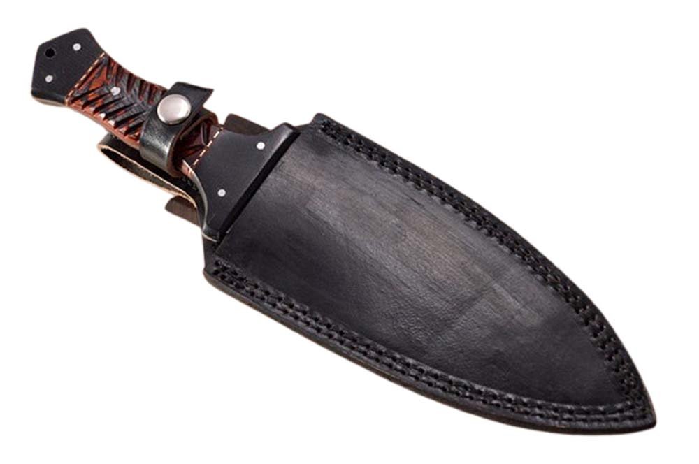 12.0 Inches HMK Custom made Satin Finish D2 Tool Steel Smatches Combat Dagger Knife FA-28 - Image 7