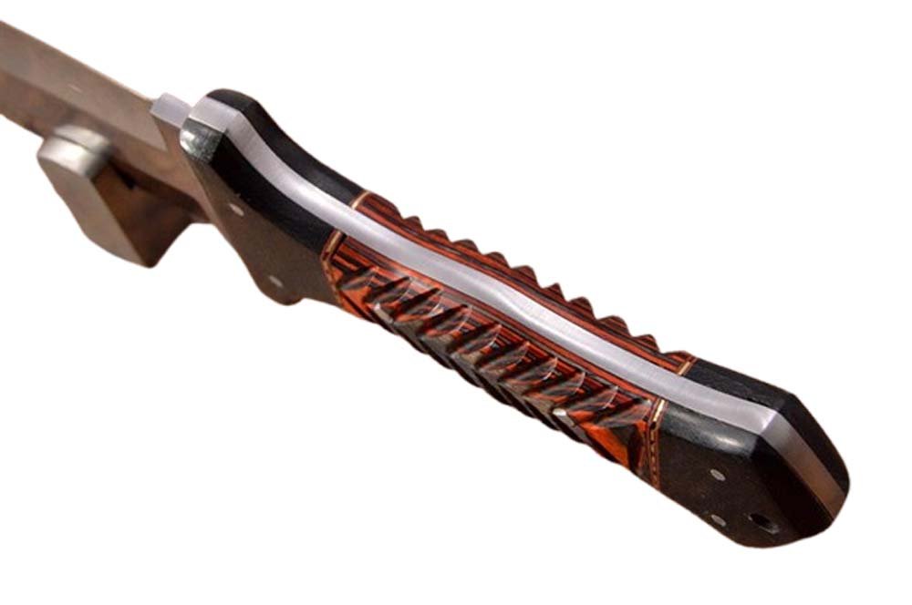 12.0 Inches HMK Custom made Satin Finish D2 Tool Steel Smatches Combat Dagger Knife FA-28 - Image 5