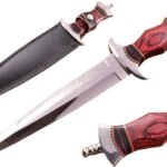 15 Inches HMK Custom made Mirror Polish J2 Japanese Steel Combat Dagger Knife FA-4