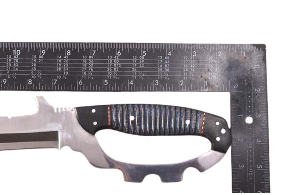 23.0 Inches HMK Custom made Mirror Polis 52100 Bearing Steel D-Guard Viking Sword FA-25 - Image 5