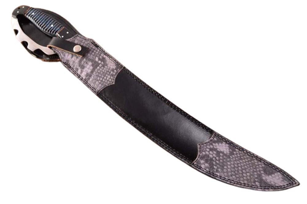 23.0 Inches HMK Custom made Mirror Polis 52100 Bearing Steel D-Guard Viking Sword FA-25 - Image 7