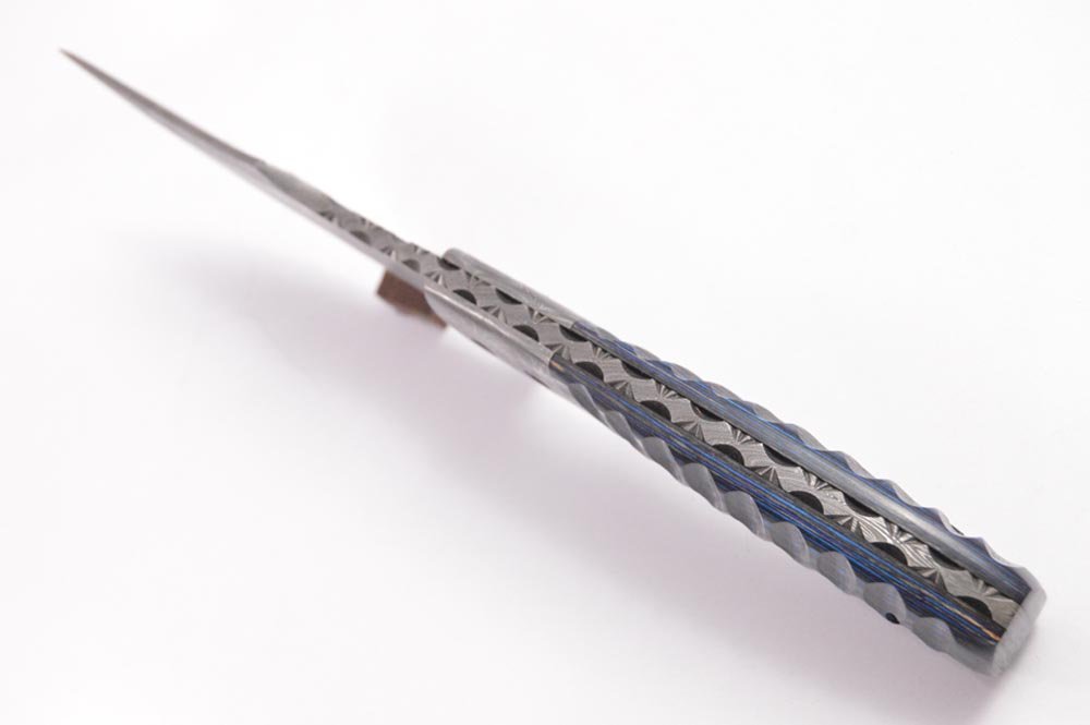 9.3 Inches HMK Hand Forged Damascus Steel Hunting Knife with Leather Sheath DA-1 - Image 3